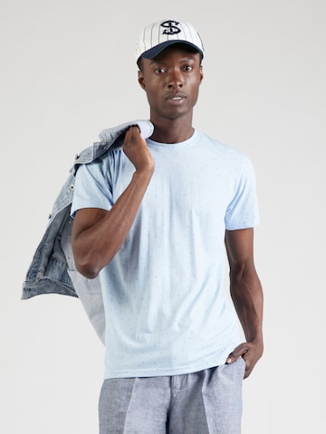 INDICODE Koszulka 'Westrim' w kolorze niebieski: przód