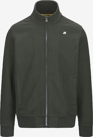 K-Way Sweatshirt 'FINN HEAVY FLEECE FELPA FELPA' in Green: front