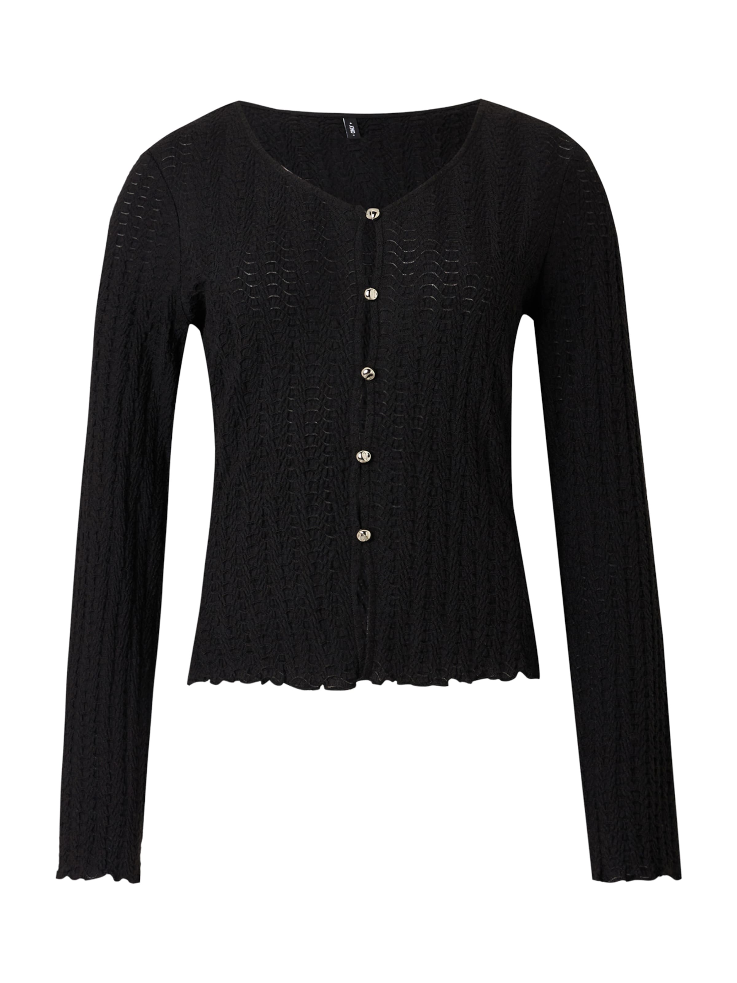 ONLY - Casaco de malha 'ONLELLA' em preto: frente