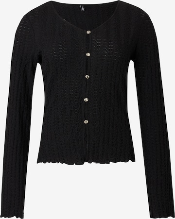 ONLY Knit Cardigan 'ONLELLA' in Black: front
