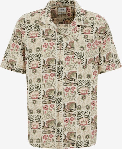 Marškiniai iš WE Fashion, spalva – smėlio spalva / žalia / tamsiai žalia / rožinė, Prekių apžvalga