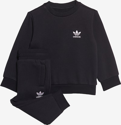 ADIDAS ORIGINALS Joggedress 'Adicolor Crew' i svart / hvit, Produktvisning