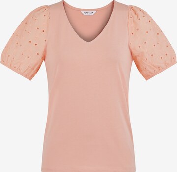 NAF NAF T-shirt 'Bima' i rosa: framsida