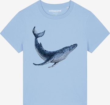 Maglietta 'Wal' di Watapparel in blu: frontale