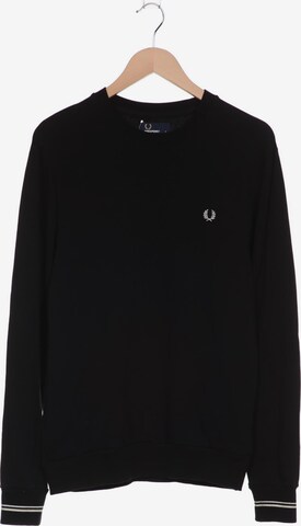Fred Perry Sweatshirt & Zip-Up Hoodie in S in Black: front