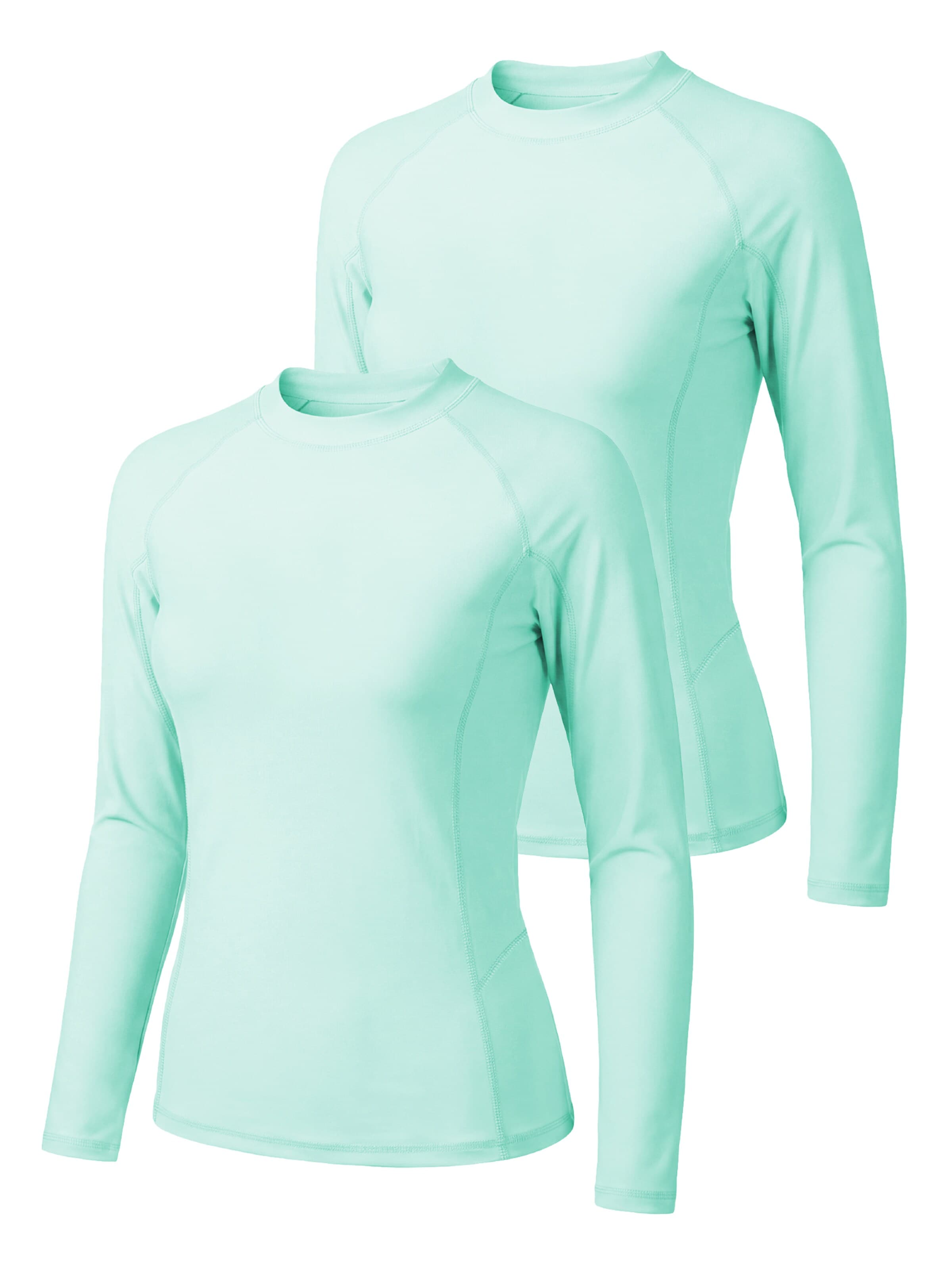 Maillot de bain sport '2 Pack UV protection T-Shirt' MEETWEE en vert : devant