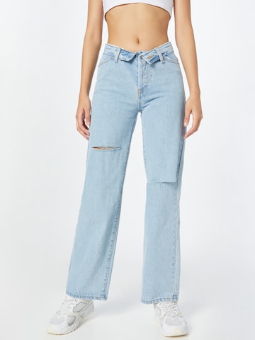 Edikted Wide leg Jeans 'Raquel' in Blue: front