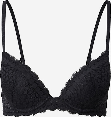 ETAM Push-up Bra 'CHERIE CHERIE' in Black: front