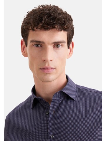 SEIDENSTICKER Slim fit Zakelijk overhemd 'Smart Essentials' in Blauw