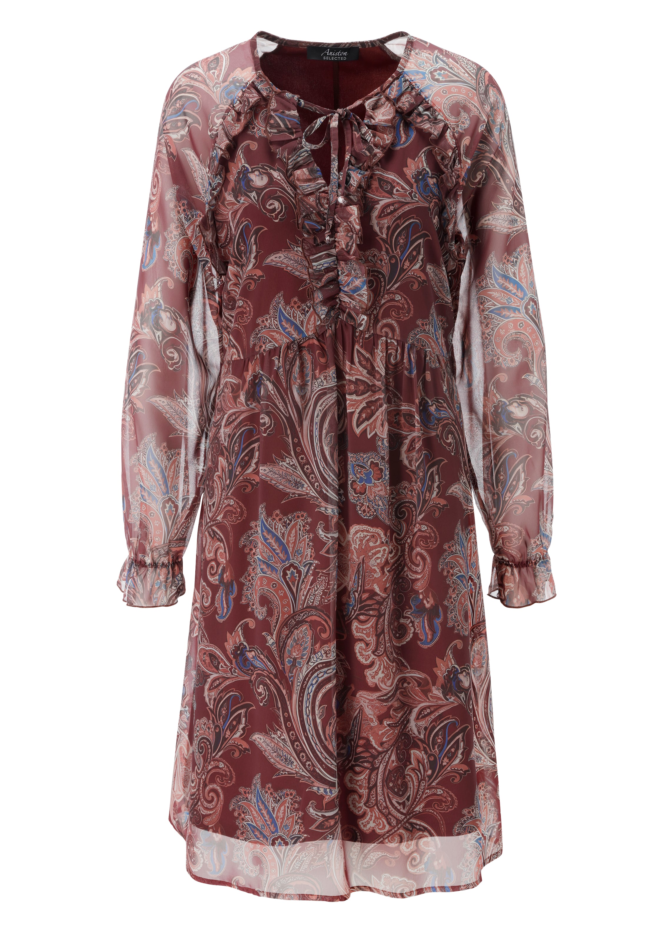 Aniston SELECTED Kleid in Braun: Vorderseite