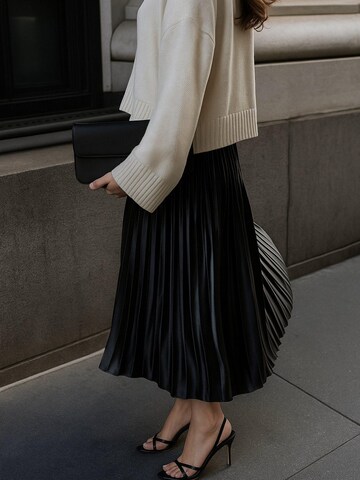 Touché Privé Nederdel 'Pleated Skirt' i sort