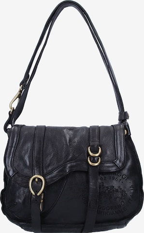 Campomaggi Shoulder Bag in Black: front