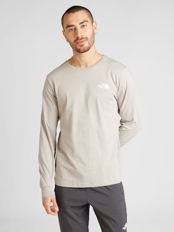 THE NORTH FACE Shirt in Beige: voorkant