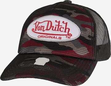 Casquette Von Dutch Originals en rouge : devant