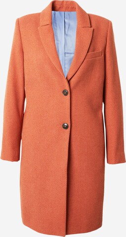 Sisley Ανοιξιάτικο και φθινοπωρινό παλτό σε πορτοκαλί: μπροστά