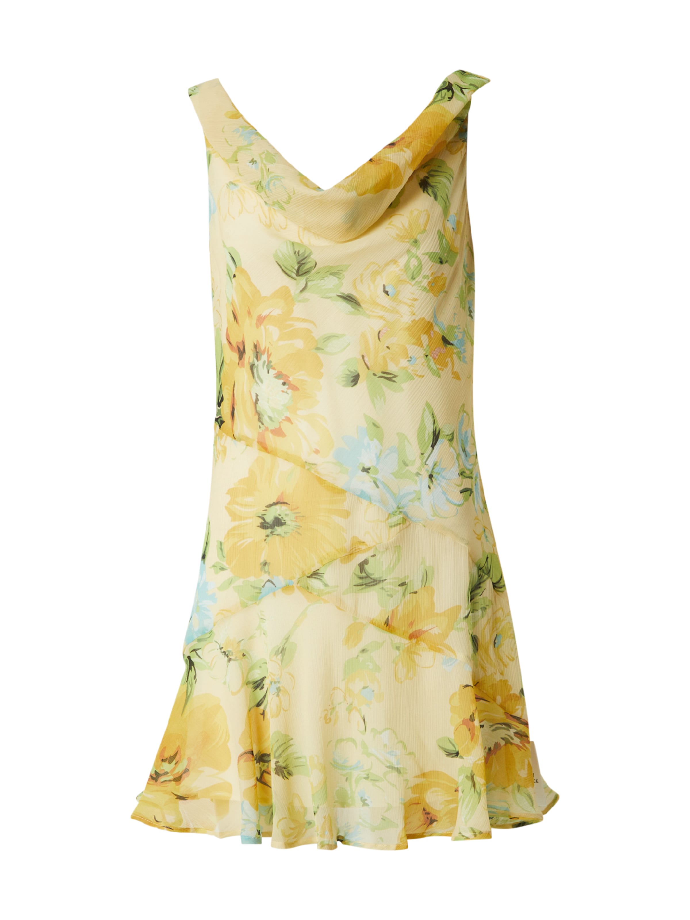 TOPSHOP - Vestido de gala en amarillo: frente