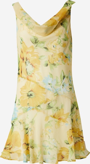 TOPSHOP Koktel haljina u svijetloplava / žuta / svijetložuta / svijetlozelena, Pregled proizvoda
