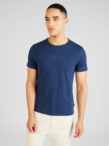 BLEND - Camiseta en azul: frente