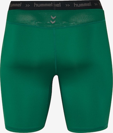Hummel Skinny Workout Pants in Green