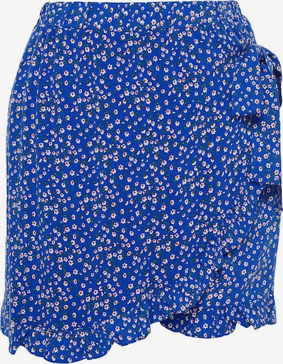 Sijonas iš Trendyol Curve, spalva – mėlyna / tamsiai žalia / tamsiai raudona / balta, Prekių apžvalga