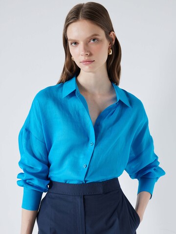 Ipekyol Blouse in Blauw: voorkant