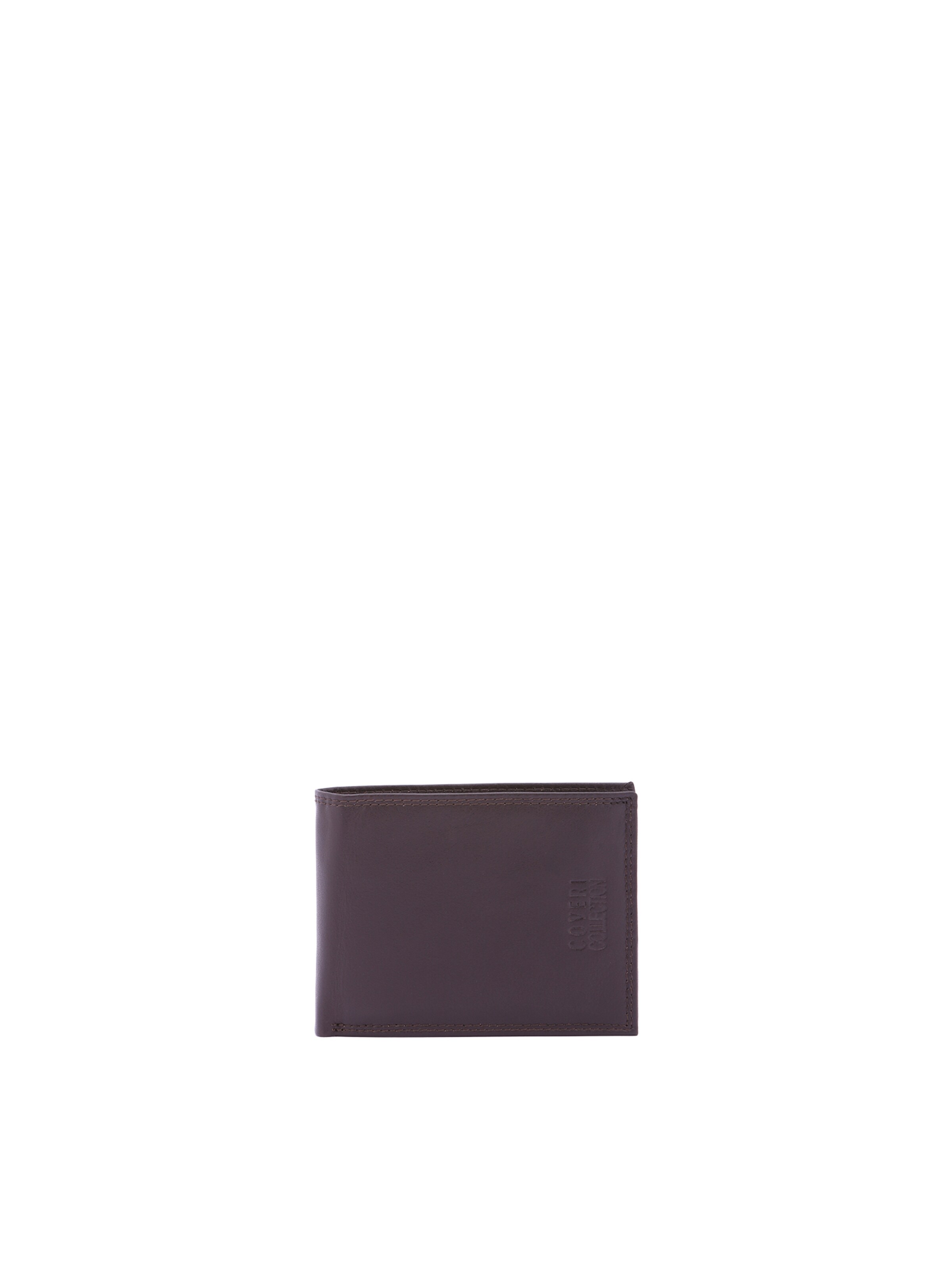 Portamonete di Coveri Collection in marrone: frontale