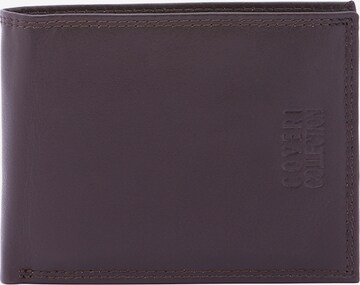 Portamonete di Coveri Collection in marrone: frontale