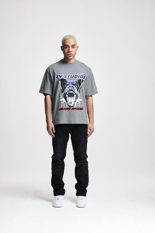 2Y Studios Shirt 'Rottweiler' in Grey