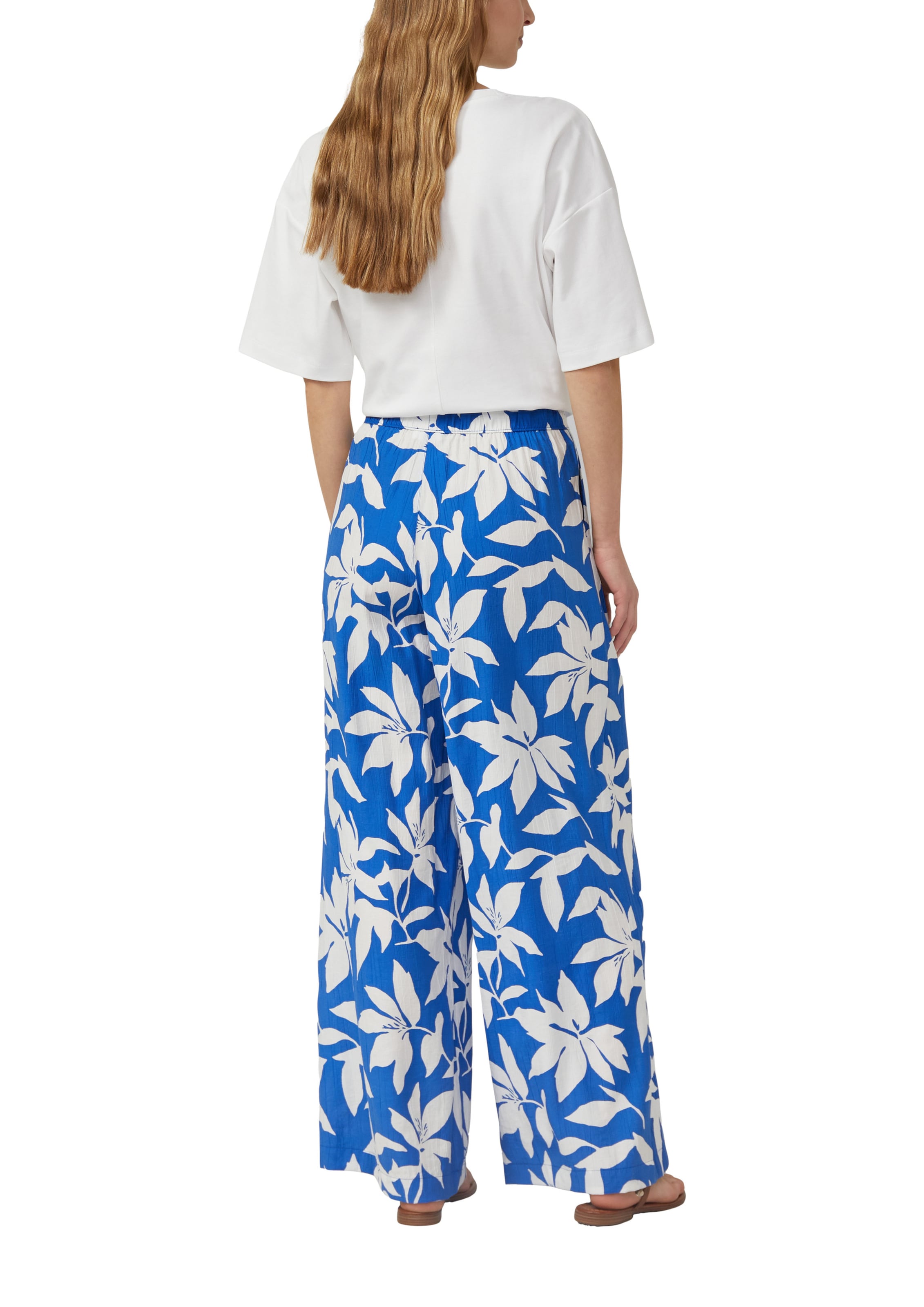 s.Oliver Wide Leg Hose in Blau