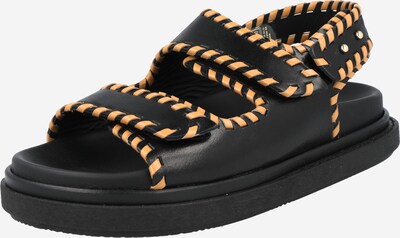 Alohas Sandal 'Barrel' in Orange / Black, Item view
