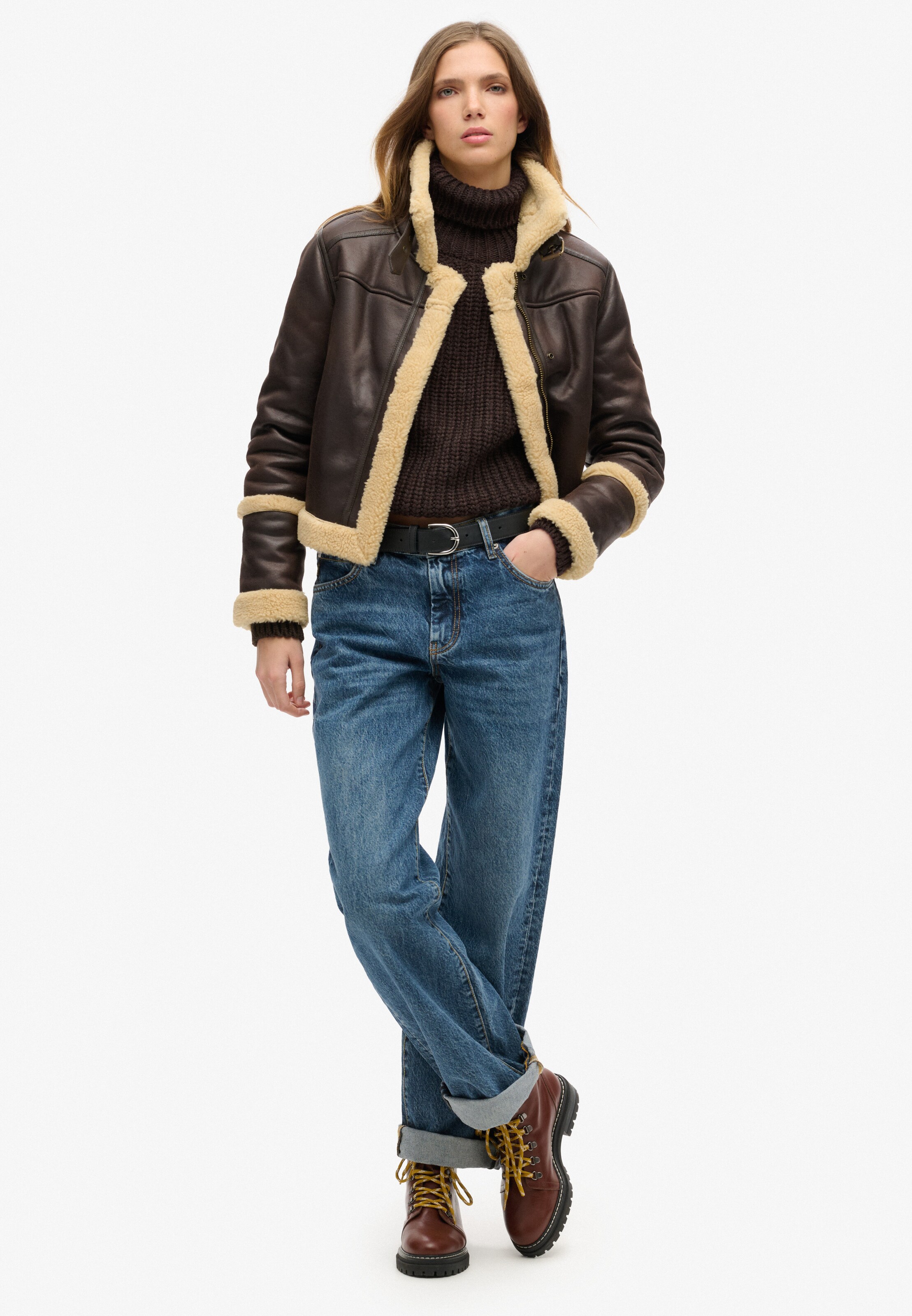 Pull-over Superdry & Co en marron