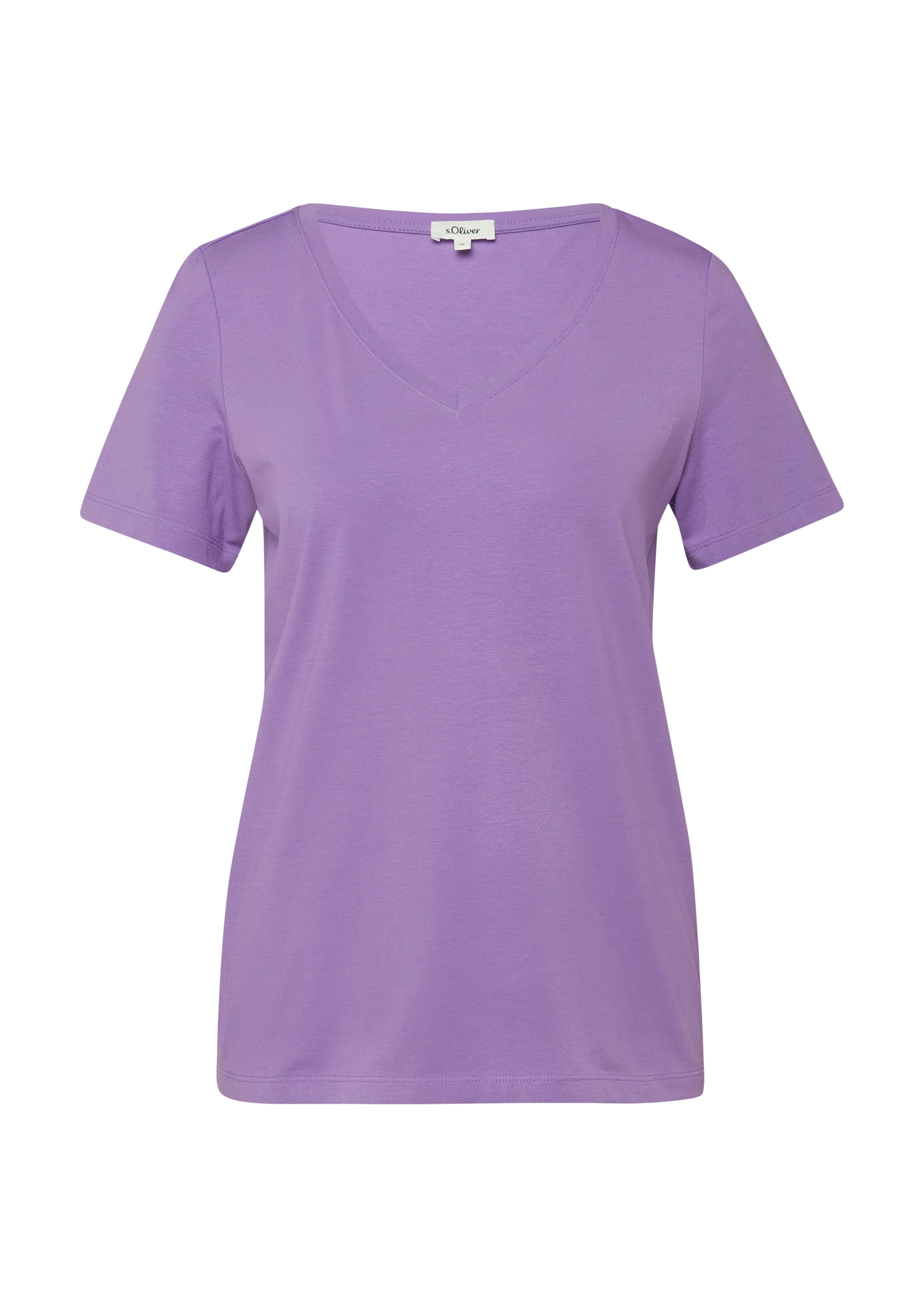 s.Oliver Shirt in Lila: voorkant