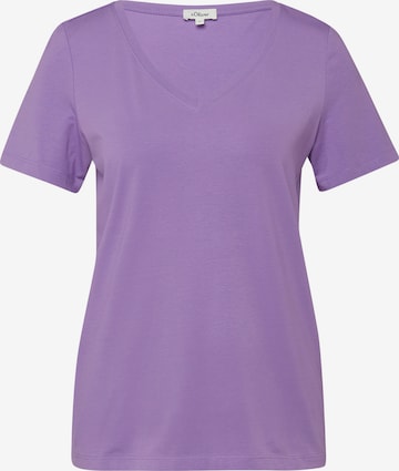 T-shirt s.Oliver en violet : devant