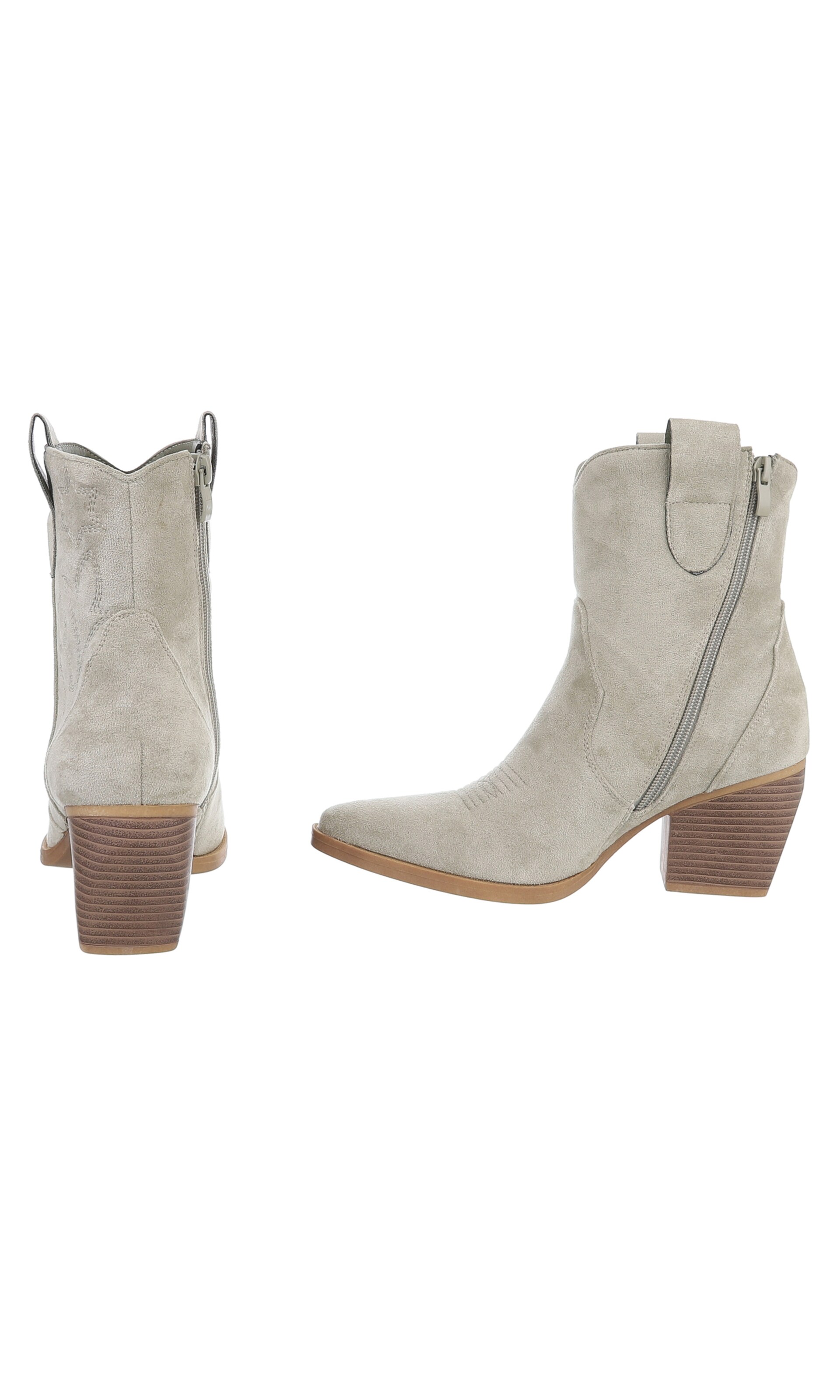 Ital-Design Cowboy Boots in Green