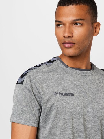 T-Shirt fonctionnel Hummel en gris