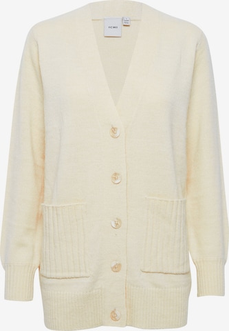 ICHI Knit Cardigan 'Marat' in White: front