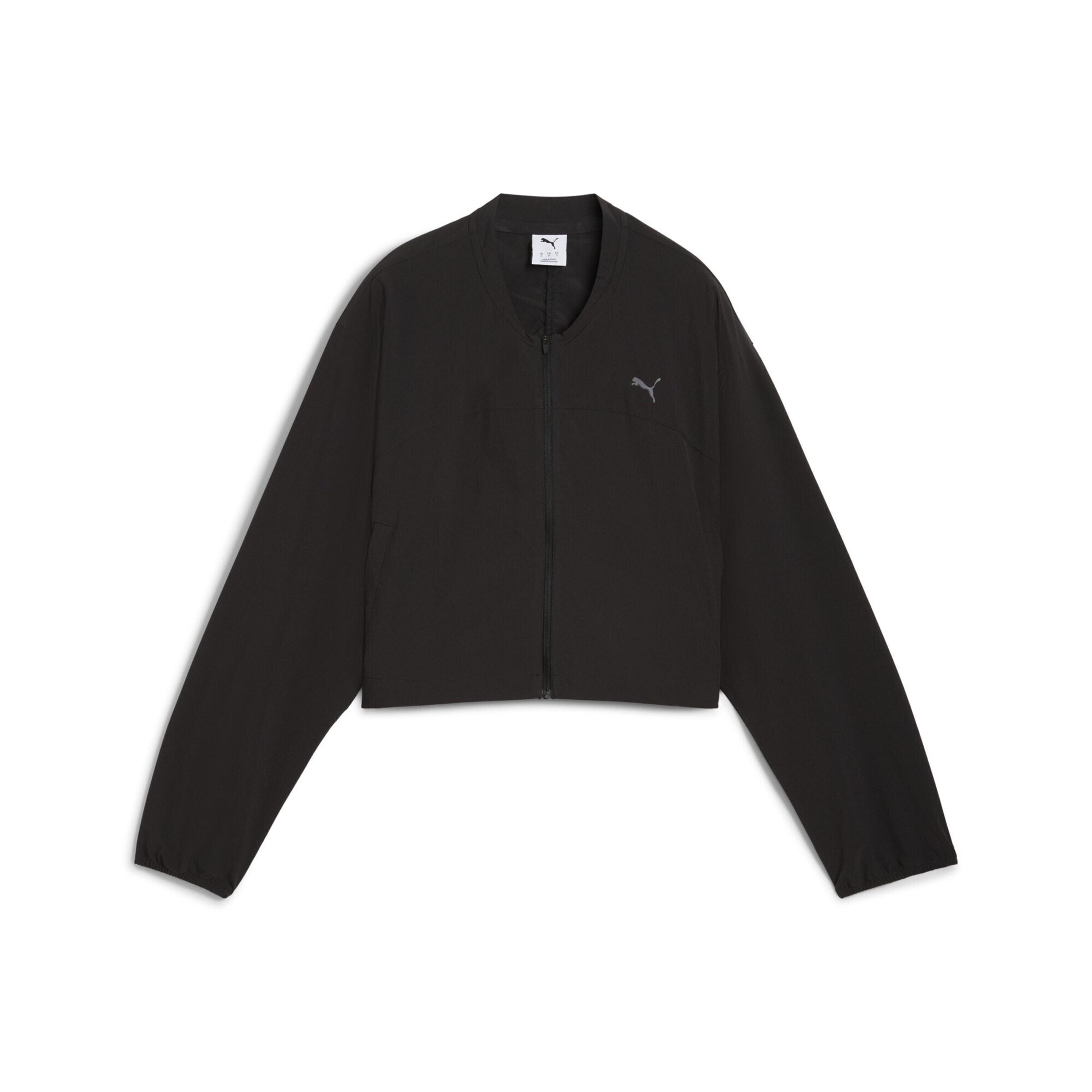 PUMA Trainingsjack 'Move Fashion' in Zwart: voorkant