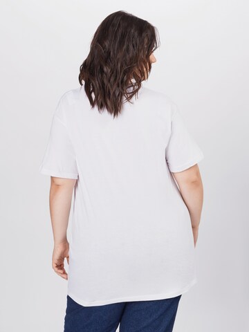 River Island Plus T-Shirt in Weiß