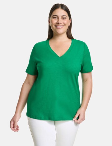SAMOON Shirt in Green: front