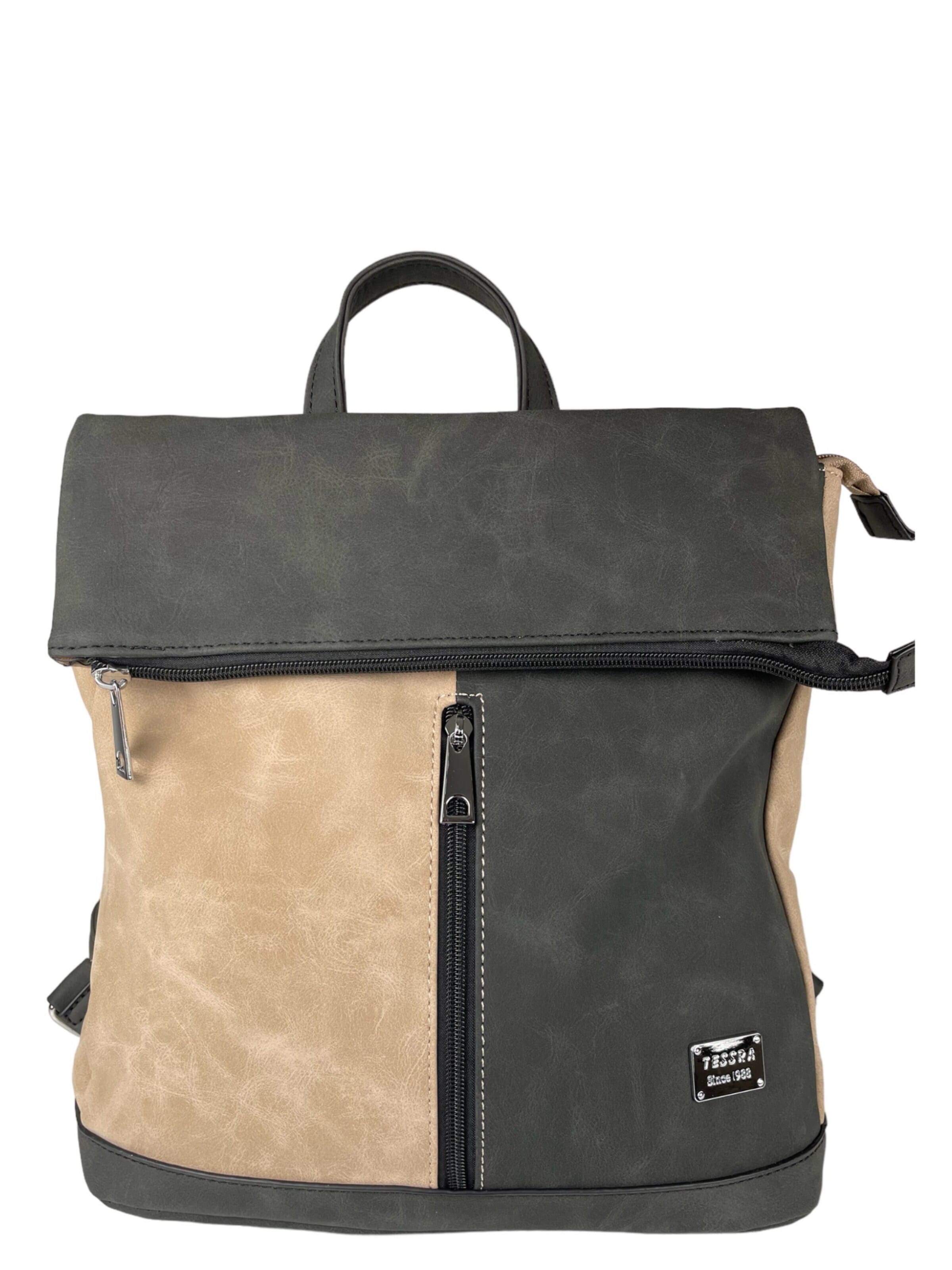 Kumixi Rugzak '2in1 Rucksacktasche' in Beige: voorkant