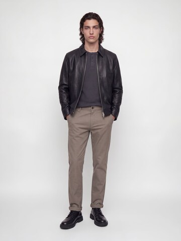 JACK & JONES - Slimfit Pantalón chino 'JPSTMarco JJFury' en marrón