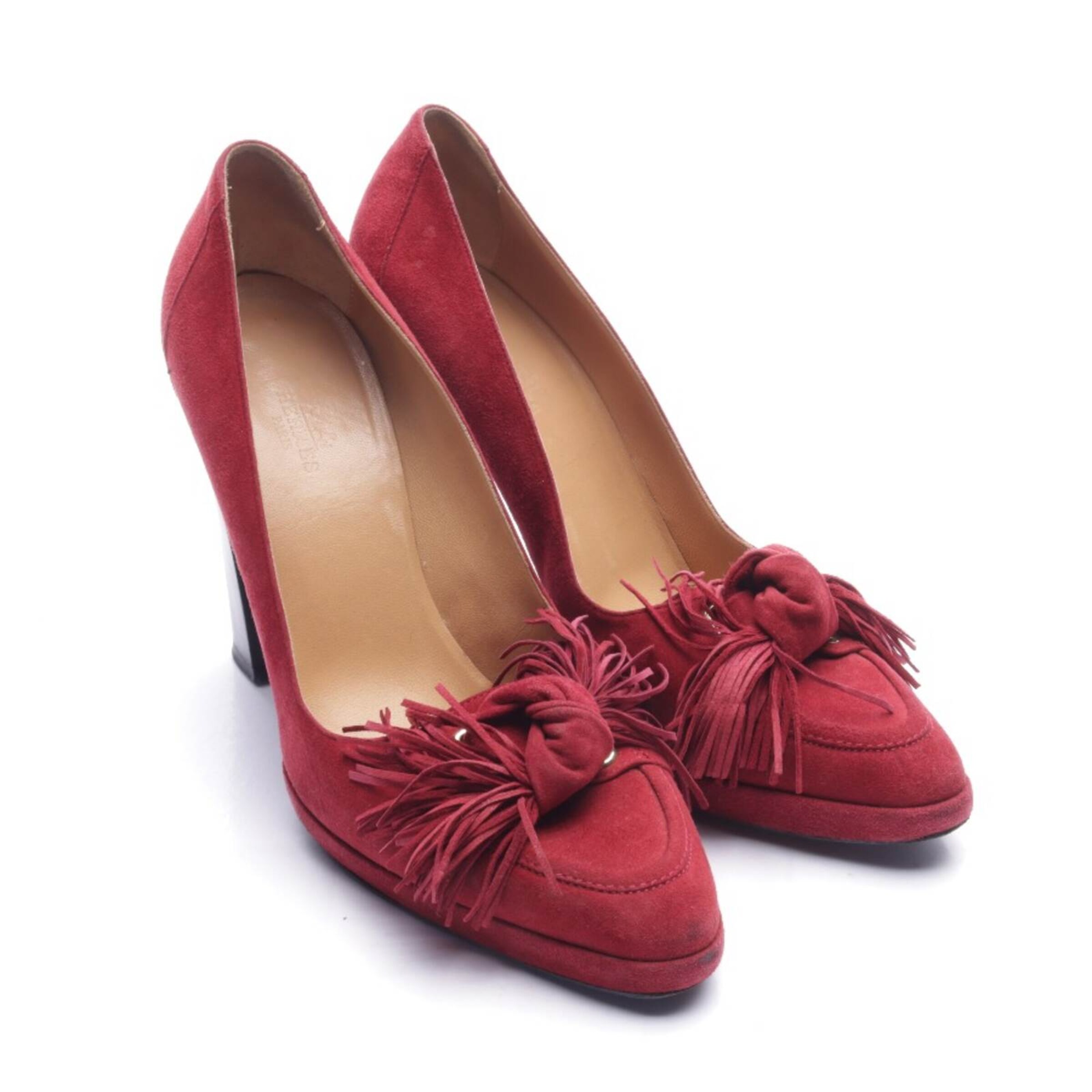 HERMÈS High Heels & Pumps in 39 in Red: front