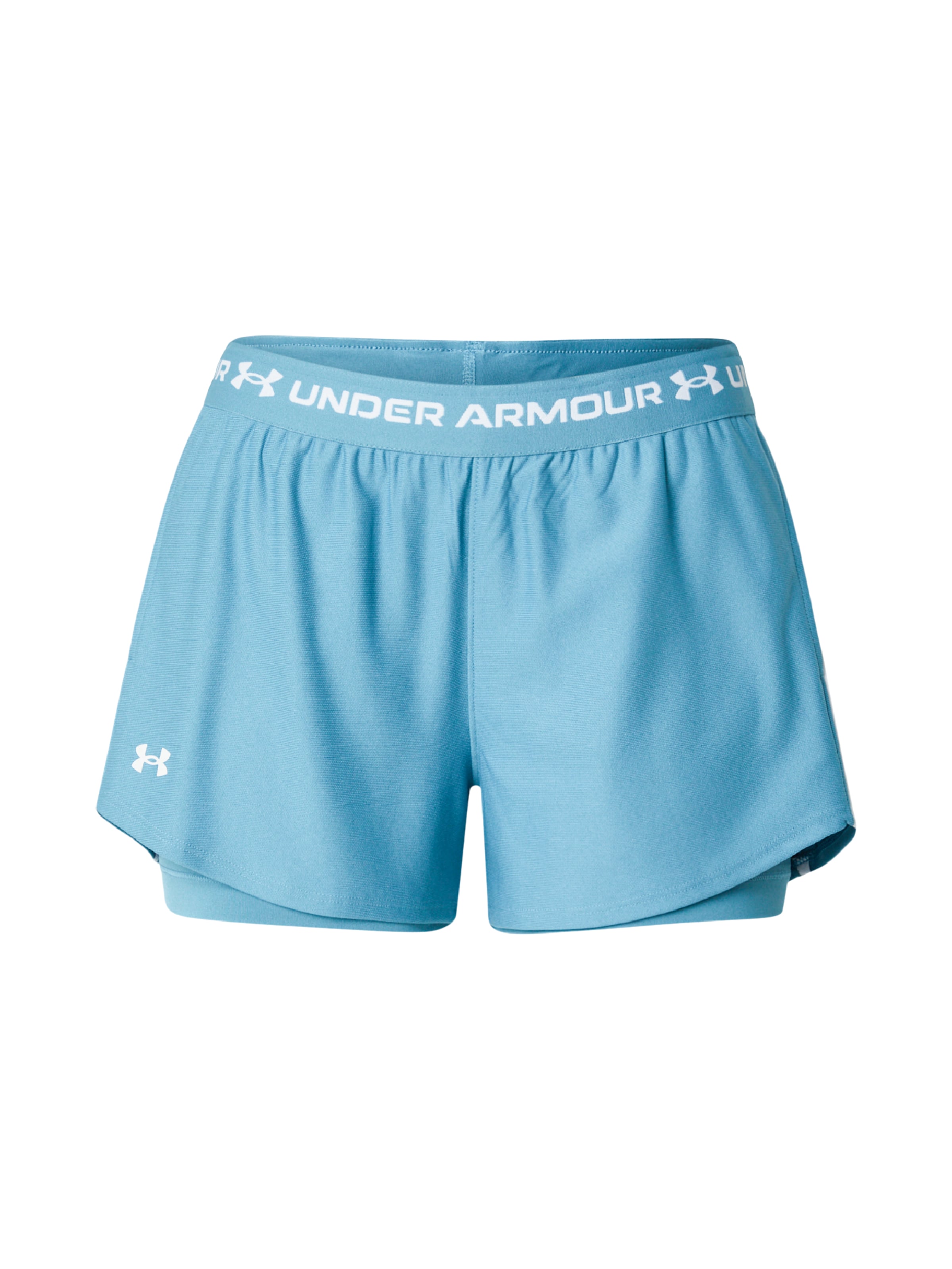 UNDER ARMOUR Обычный Спортивные штаны 'Tech Play Up' в Синий: спереди