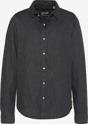 T-Shirt Schott NYC en gris : devant