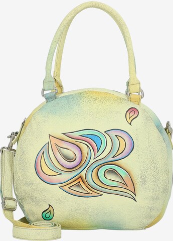 Greenland Nature Shoulder Bag 'Art & Craft ' in Yellow: front