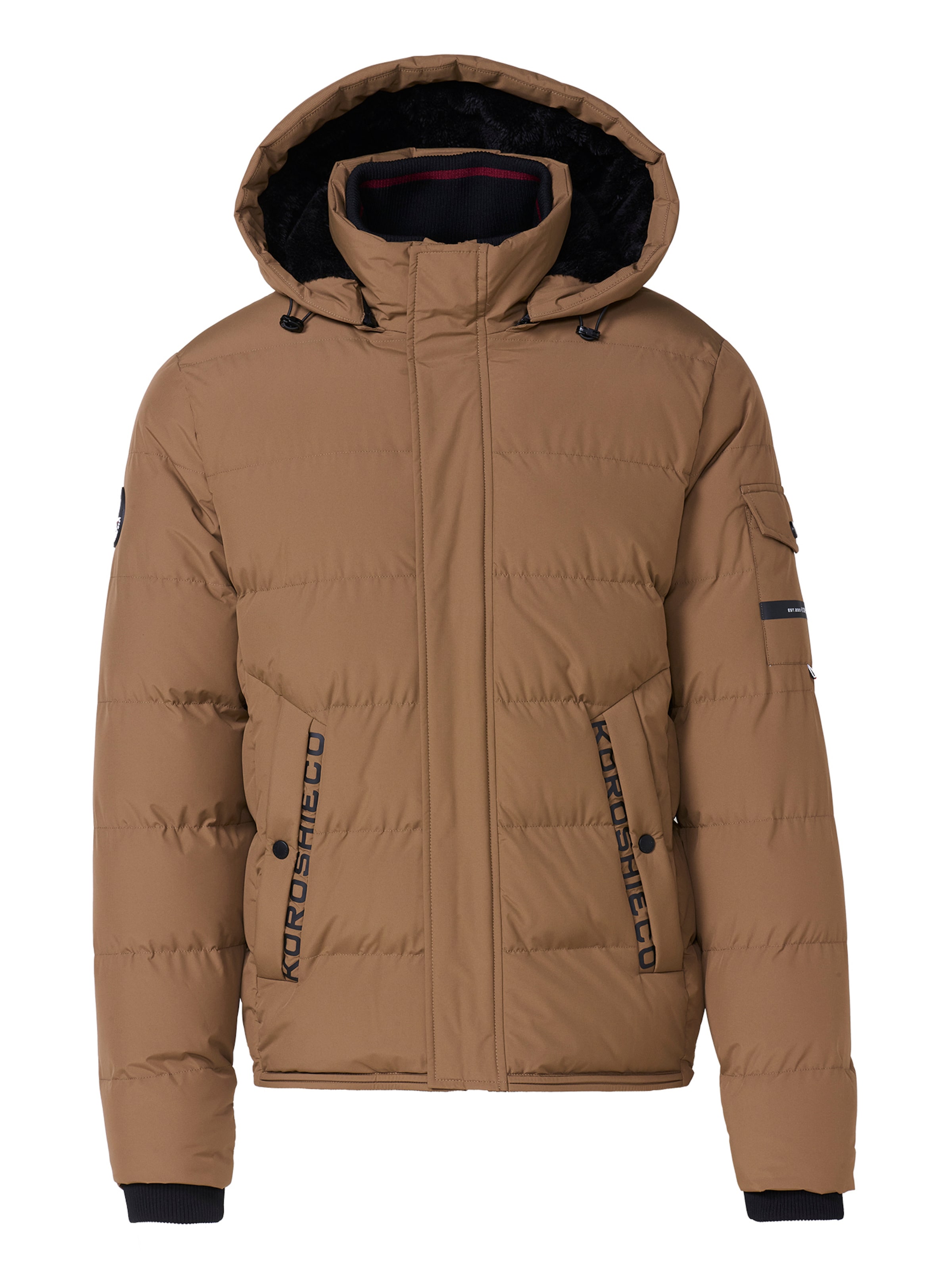 KOROSHI Vinterjacka i brun: framsida