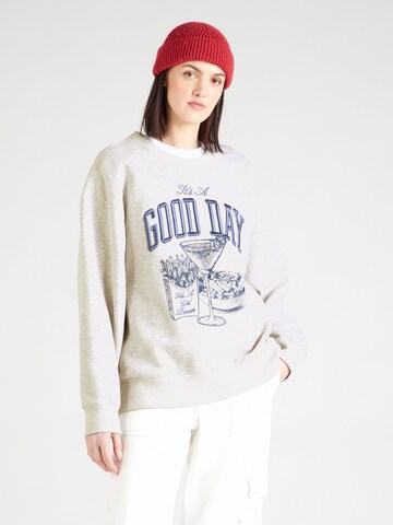 Felpa di Abercrombie & Fitch in grigio: frontale