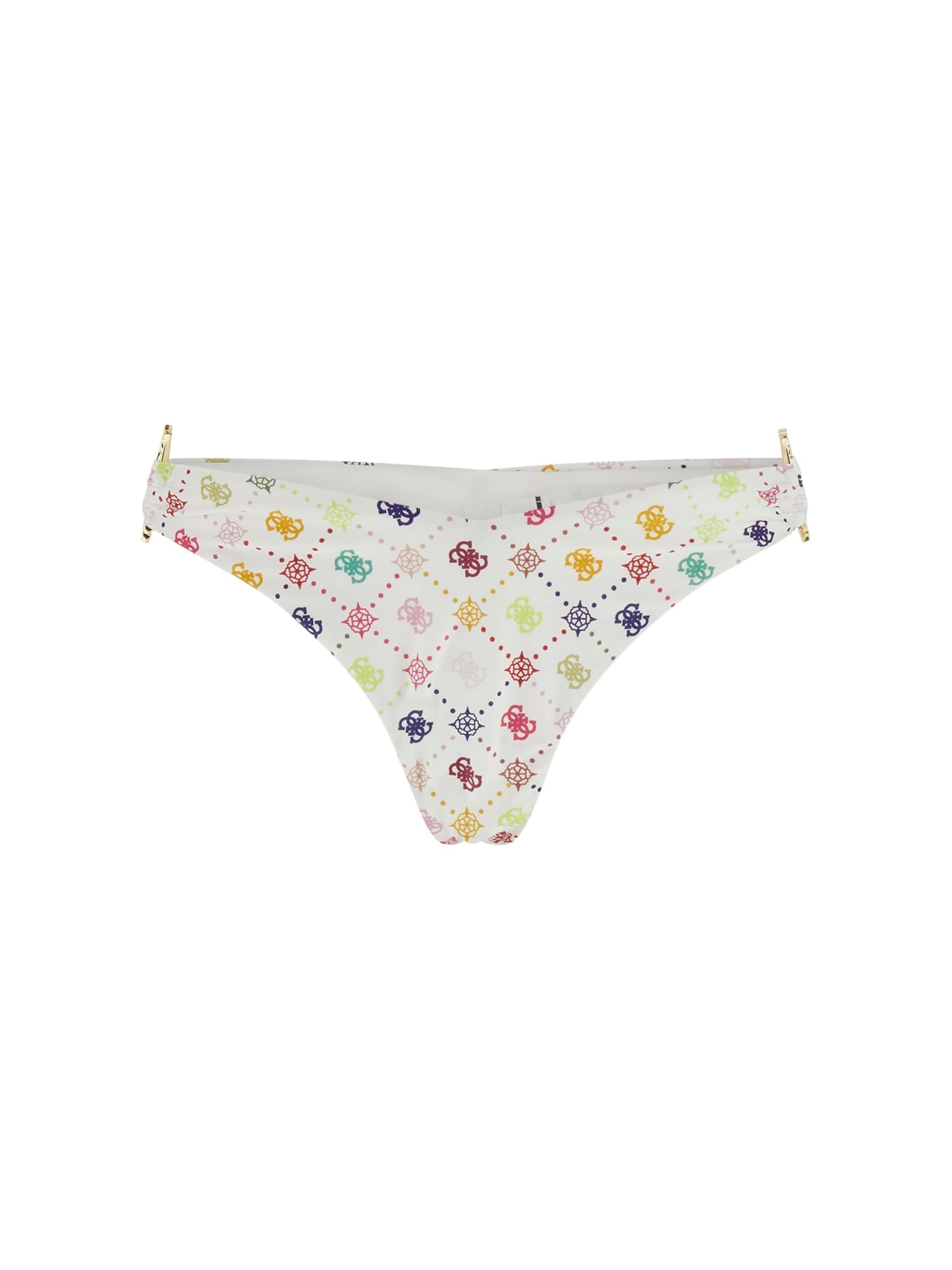 GUESS Bikini Bottoms in White: front