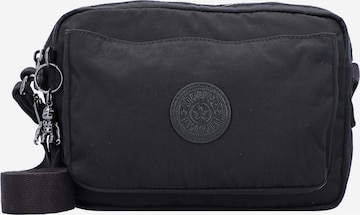 KIPLING - Mala de ombro 'Abanu' em preto: frente