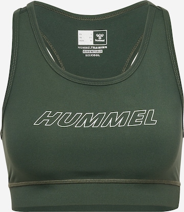 Hummel Bralette Sports bra 'TE FUNDAMENTAL' in Green: front